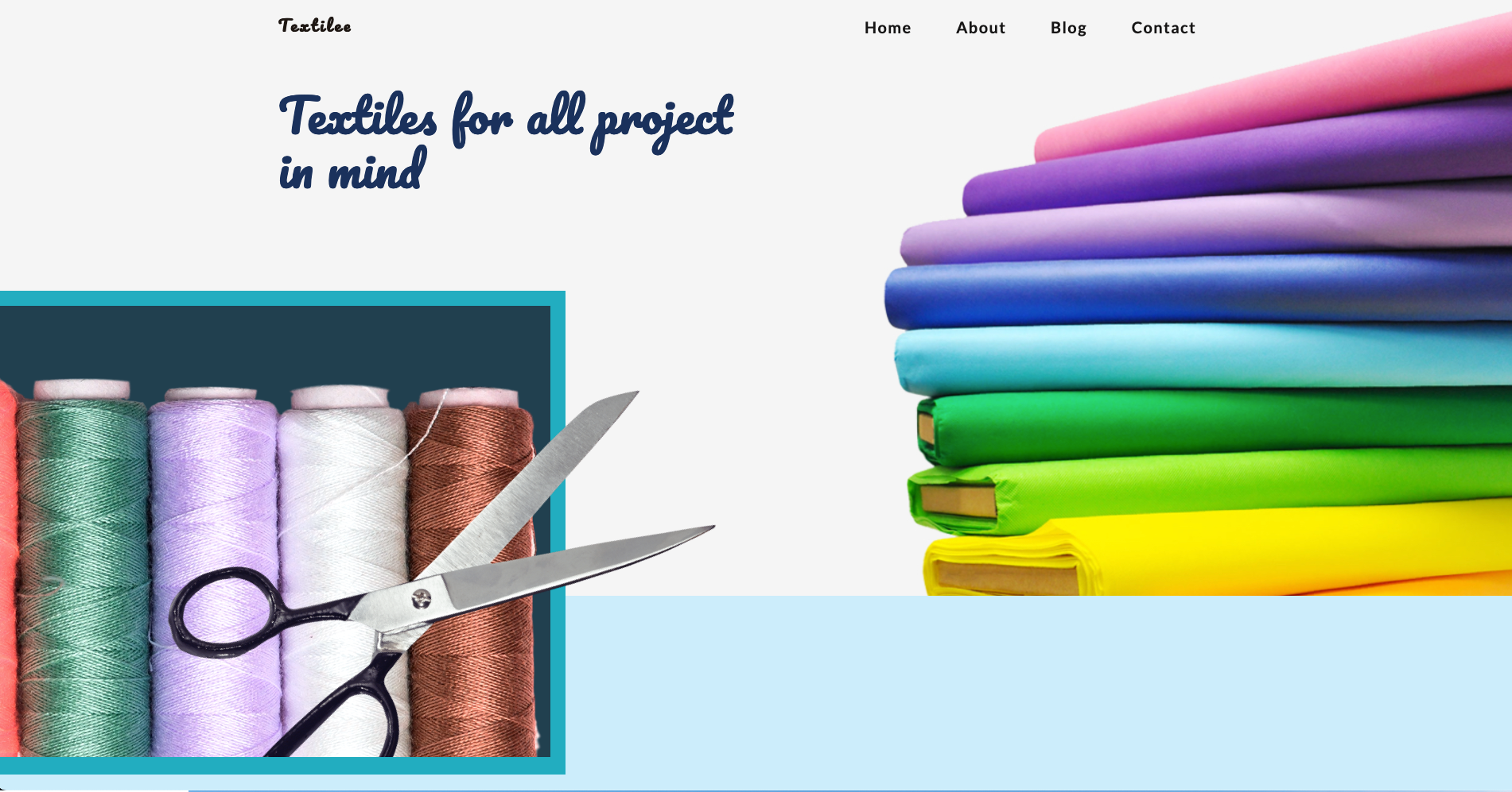 Snapshot of Textile materials, sewing kit and scissors 